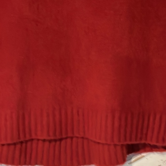 PHILOSOPHY REPUBLIC  SCOOP NECK SWEATER RED SIZE SMALL - Picture 3 of 8